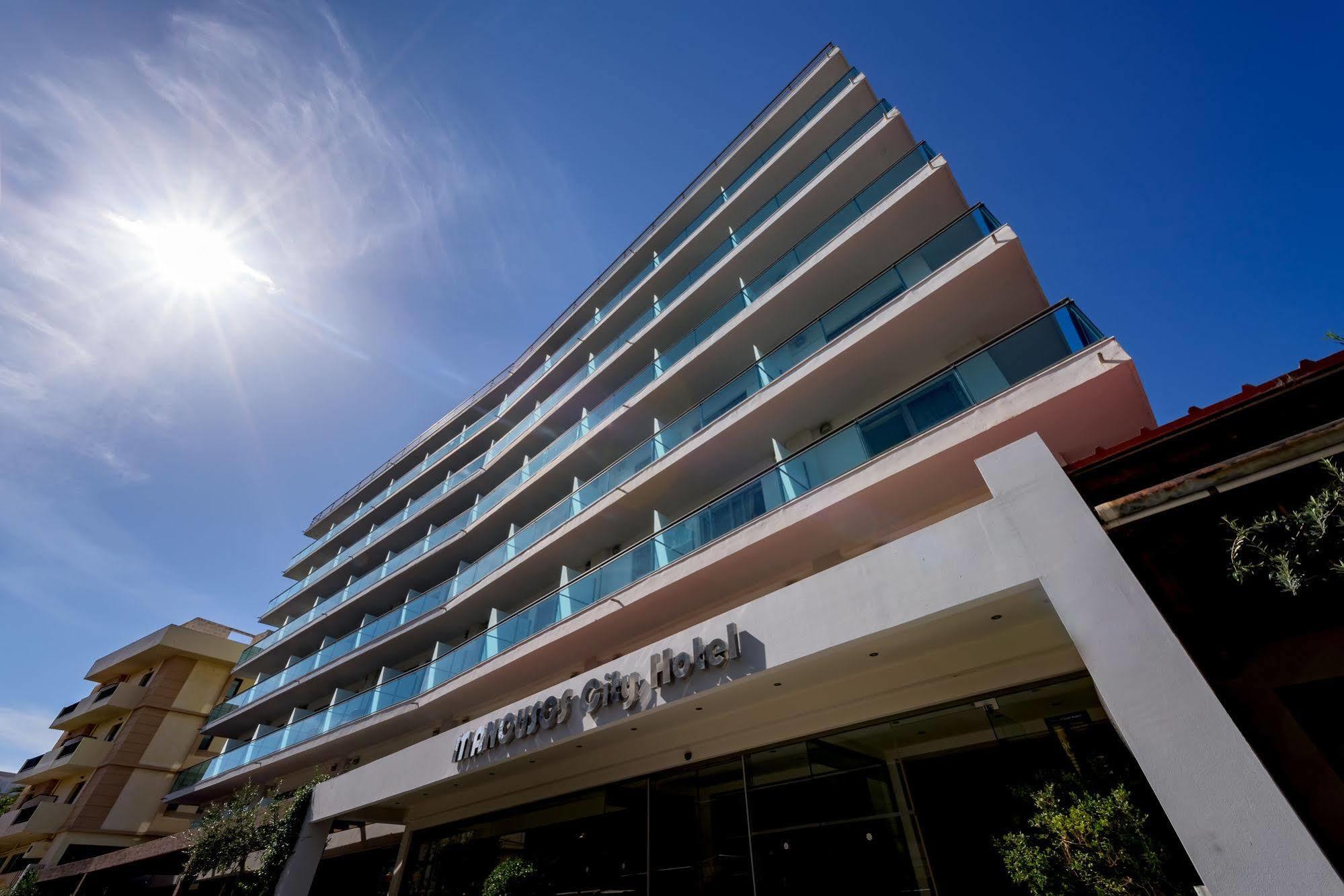 มานูซอส ซิตี้ โฮเต็ล Hotel Rhodes City ภายนอก รูปภาพ